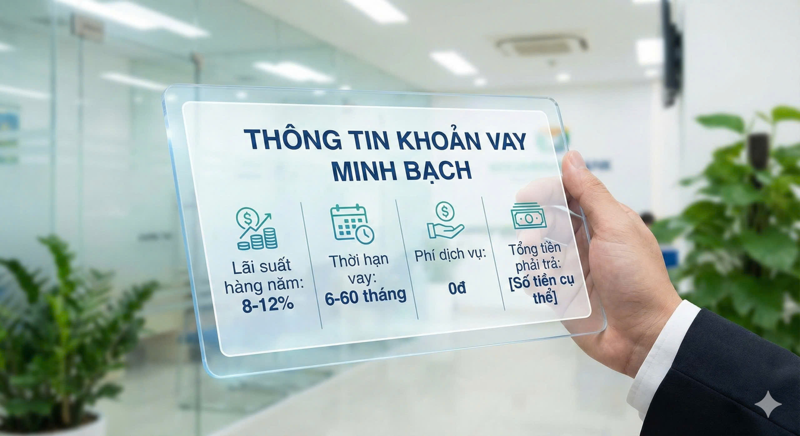 Thông tin khoản vay minh bạch